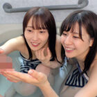 【画像＆動画】 「童貞君の包茎ち○ぽの皮を剥いて洗ってもらえませんか！？」親友二人で童貞君と密着混浴！仲良く一緒にち○ぽを泡洗い！カチカチにズル剥けた童貞ち○ぽに赤面発情！そのまま優しくハーレム筆おろしSEX！2