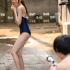 【画像＆動画】 夏休みの雨上がり濡れ透けつるぺた従妹に中出ししまくった思い出 れむ
